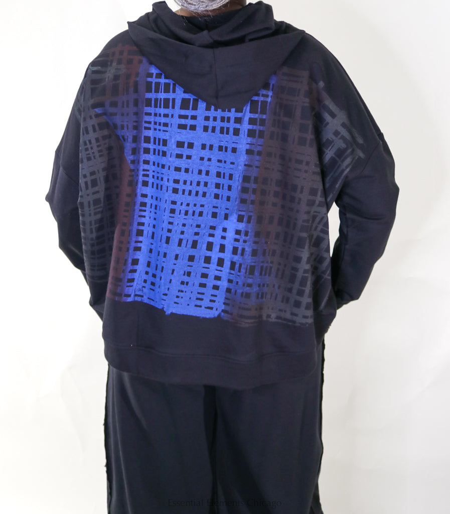 Paper Temples Cobalt Hoodie