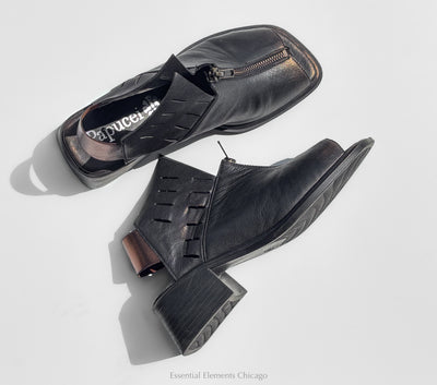 Papucei Besiana Sandal, Black - Essential Elements Chicago