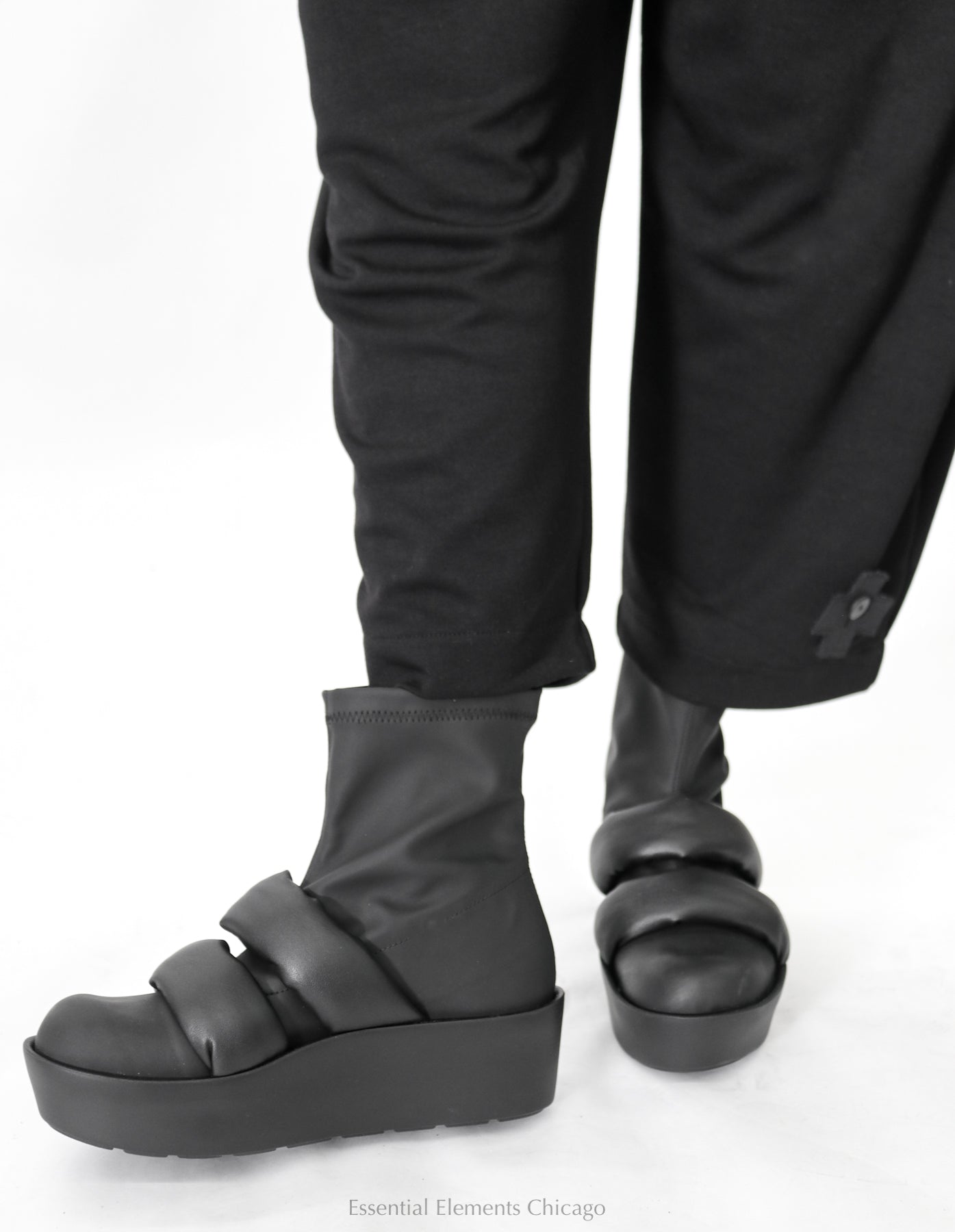Papucei Coconut Boots - Black - Essential Elements Chicago