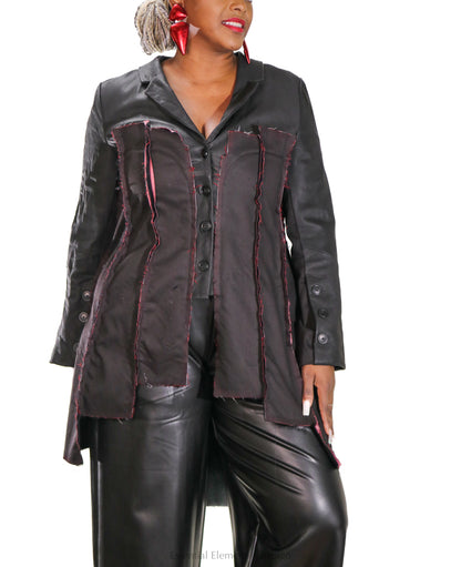 Papucei J. Fig Leather Jacket