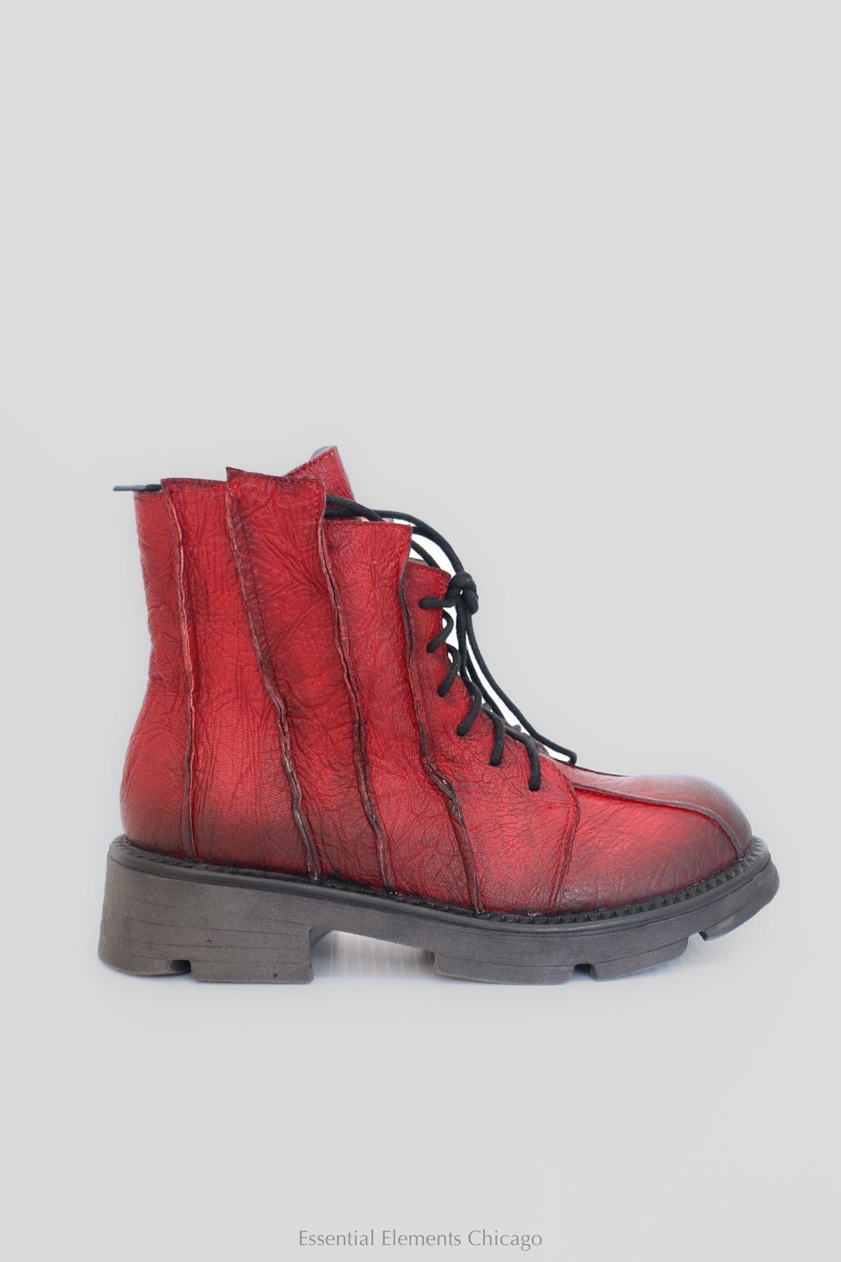 Papucei Seturry Boots - Red - Essential Elements Chicago