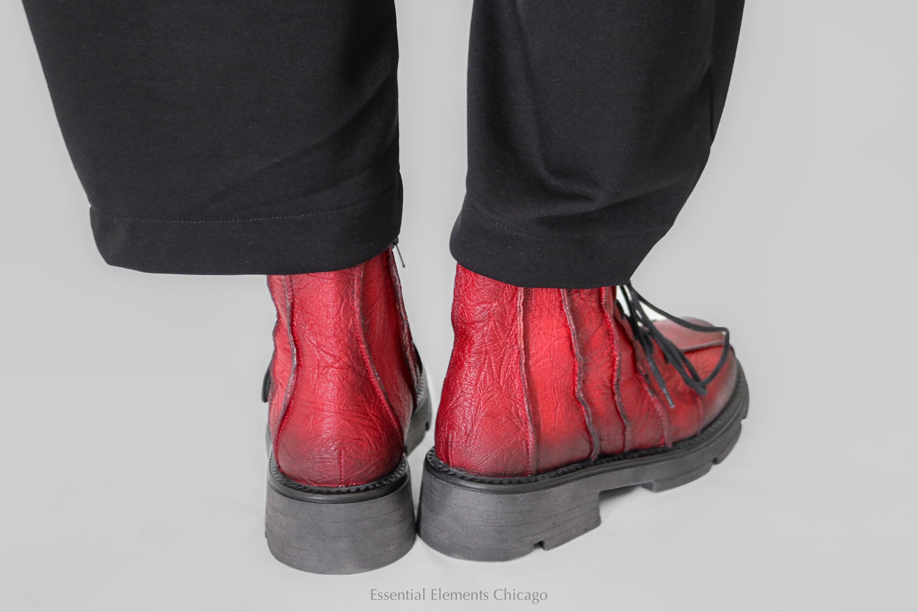 Papucei Seturry Boots - Red - Essential Elements Chicago