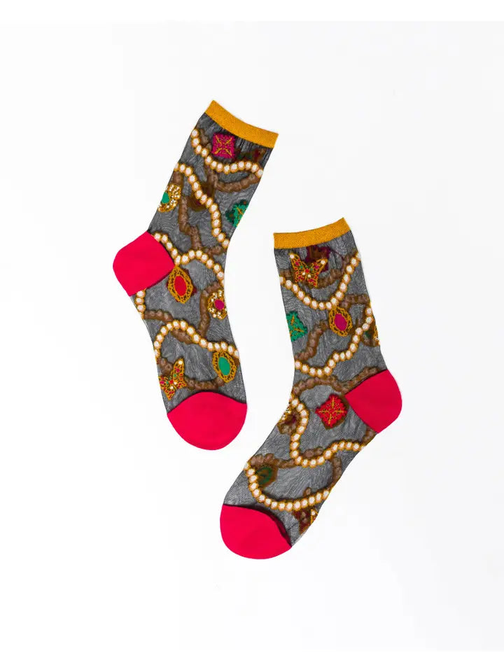 Sock Candy Pearls & Jewels Socks - Essential Elements Chicago