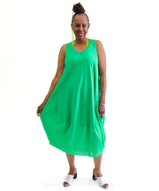 Pippy Tank Dress, Green - Essential Elements Chicago
