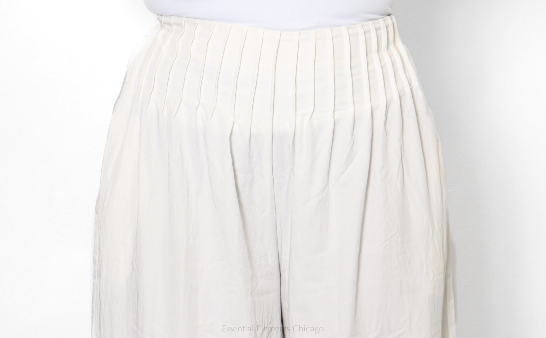 Pleated Wide Leg Pants - Essential Elements Chicago