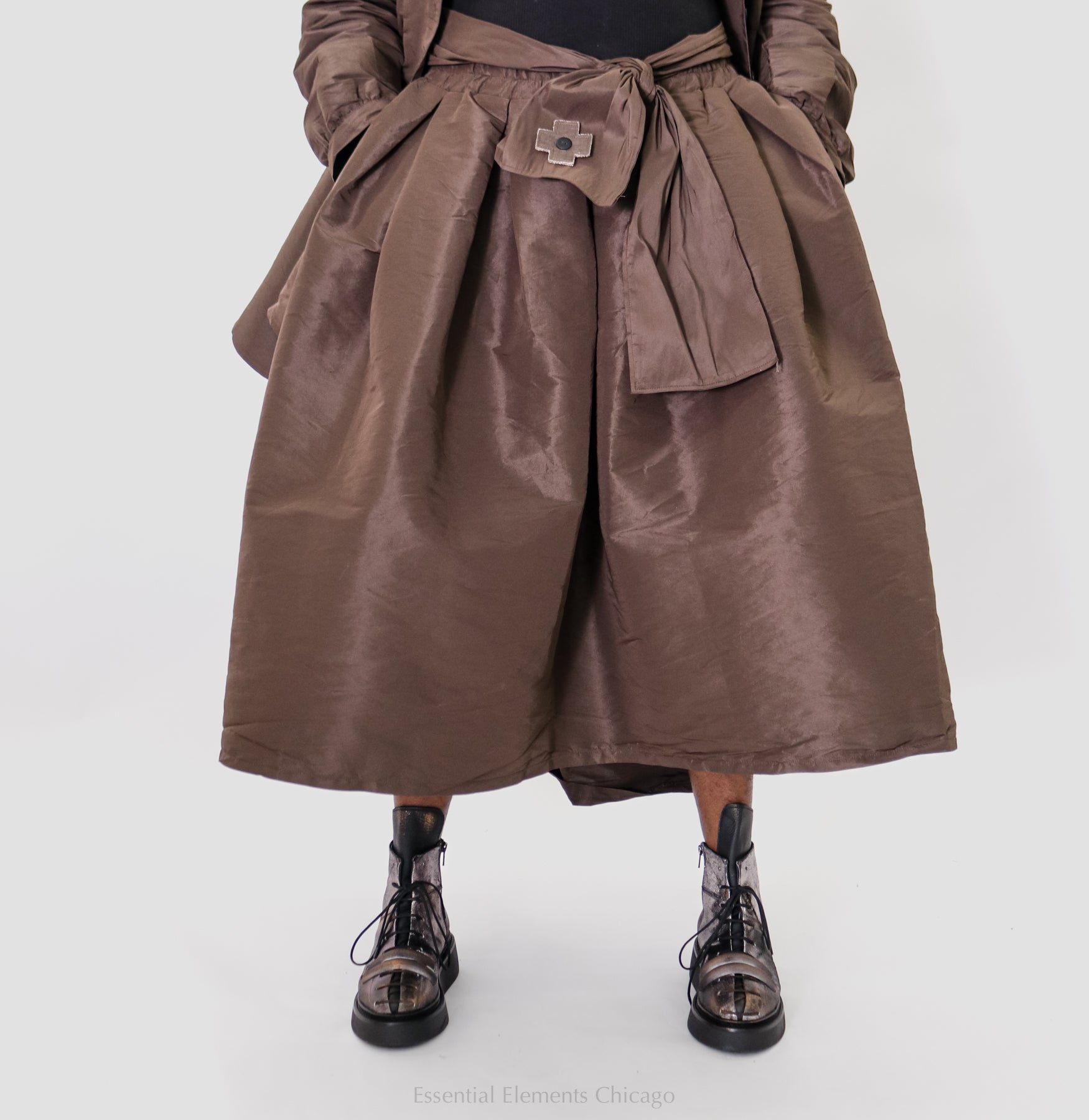 Pluslavie A New T Skirt, Chocolate - Essential Elements Chicago