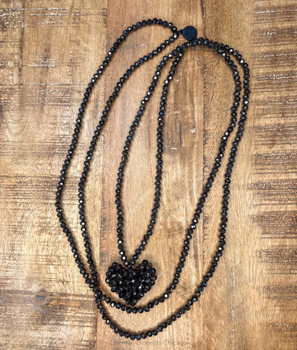 Pluslavie Across Heart-X-Long, Chocolate - Essential Elements Chicago