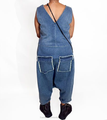 Pluslavie Denim Jumpsuit - Essential Elements Chicago