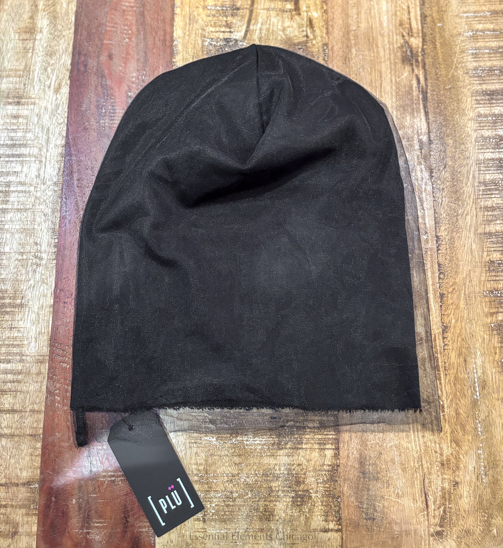 Pluslavie Mesh Beanie - Black - Essential Elements Chicago