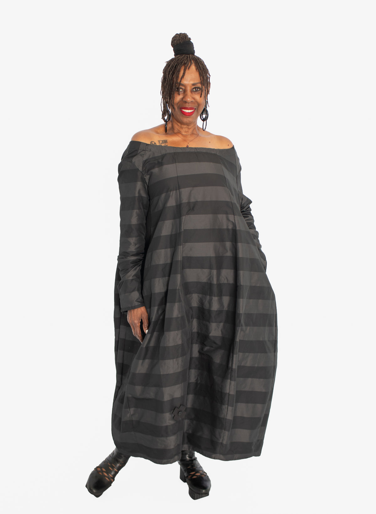 Plüslavie New T Dress, Wide Stripe - Essential Elements Chicago