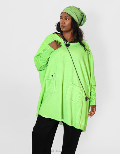 Pluslavie New Wide Long Sweater - Essential Elements Chicago
