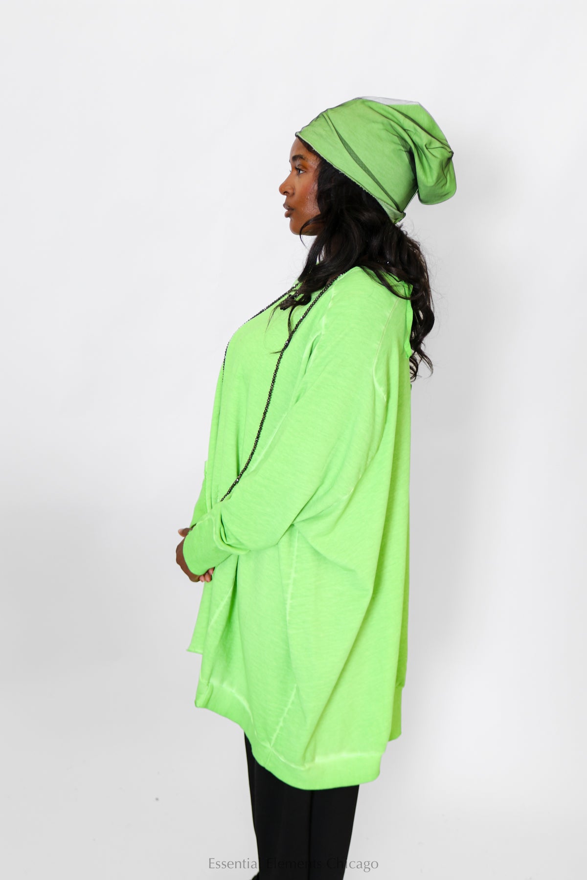 Pluslavie New Wide Long Sweater - Essential Elements Chicago