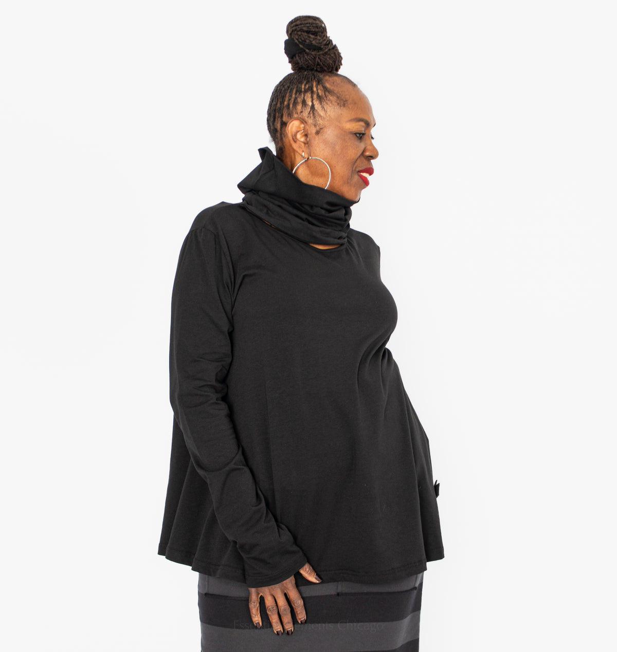 Plüslavie No Turtleneck Shirt, Black