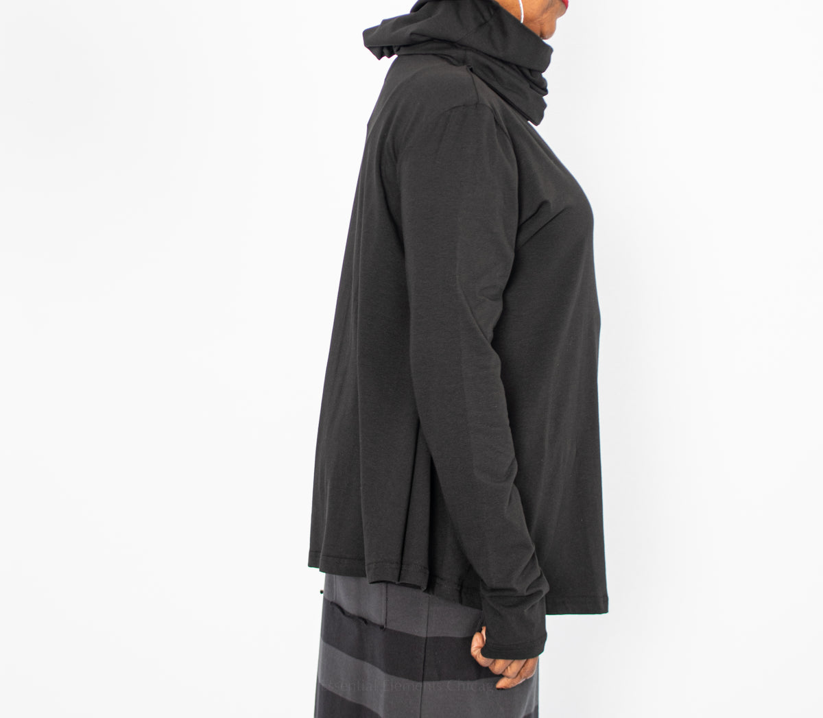 Plüslavie No Turtleneck Shirt, Black