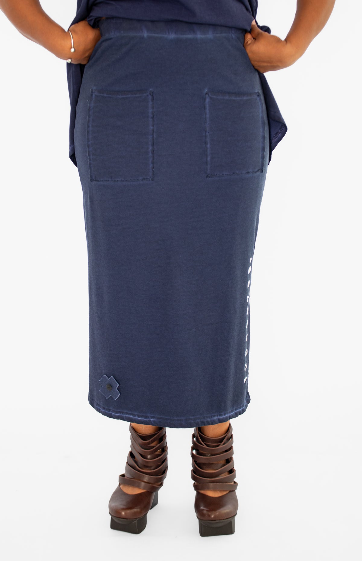 Plüslavie Pencil Skirt III, Ocean - Essential Elements Chicago