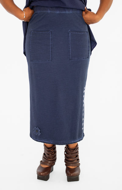 Plüslavie Pencil Skirt III, Ocean - Essential Elements Chicago