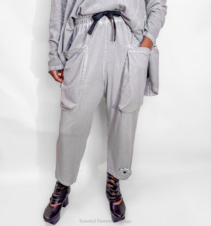 Pluslavie Relax Pant, Cement - Essential Elements Chicago