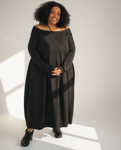 Plüslavie S Dress, Black