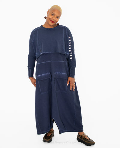 Plüslavie Short Sweatshirt, Ocean - Essential Elements Chicago