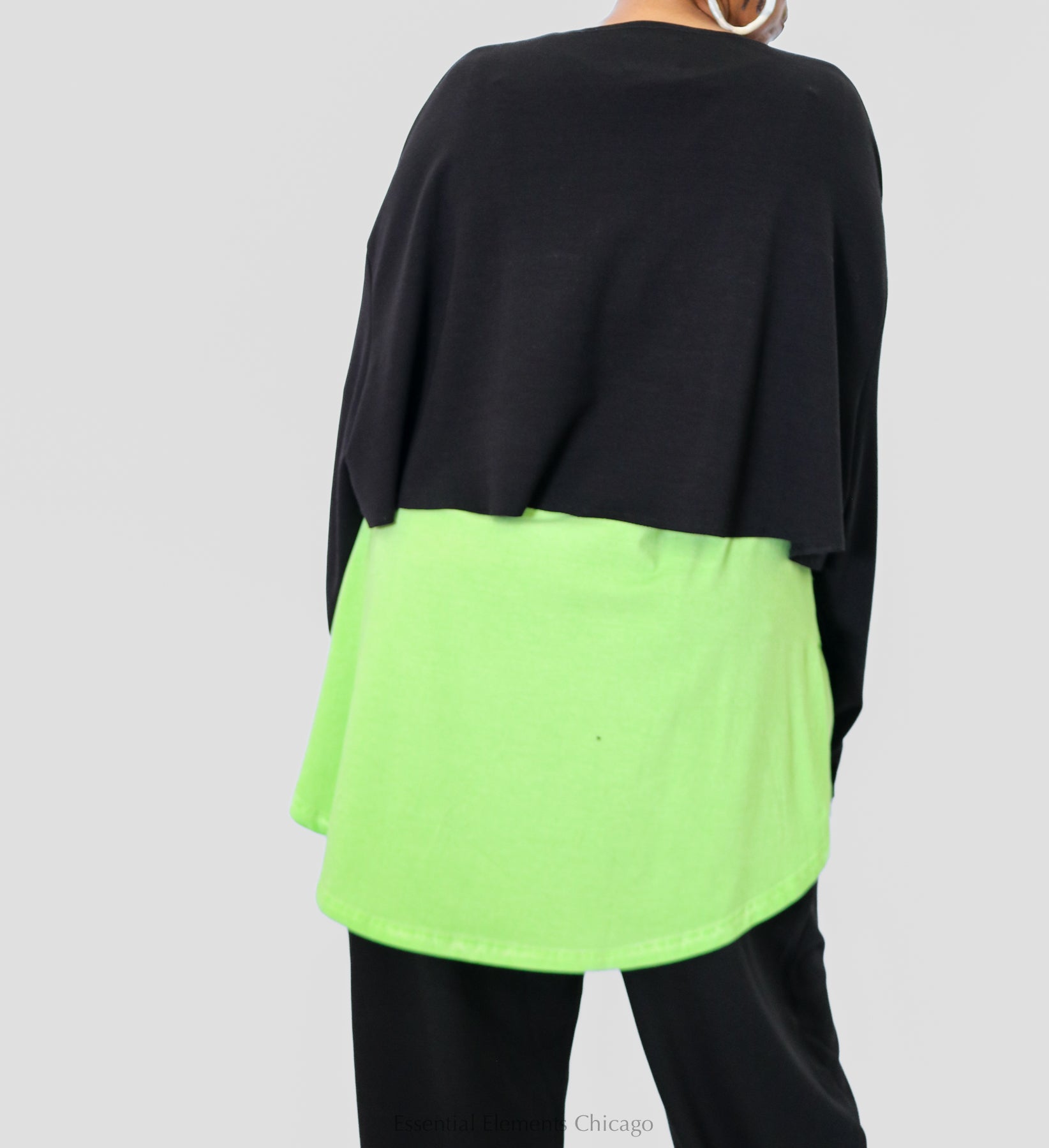 Pluslavie Snuggle Sweat Top - Black - Essential Elements Chicago
