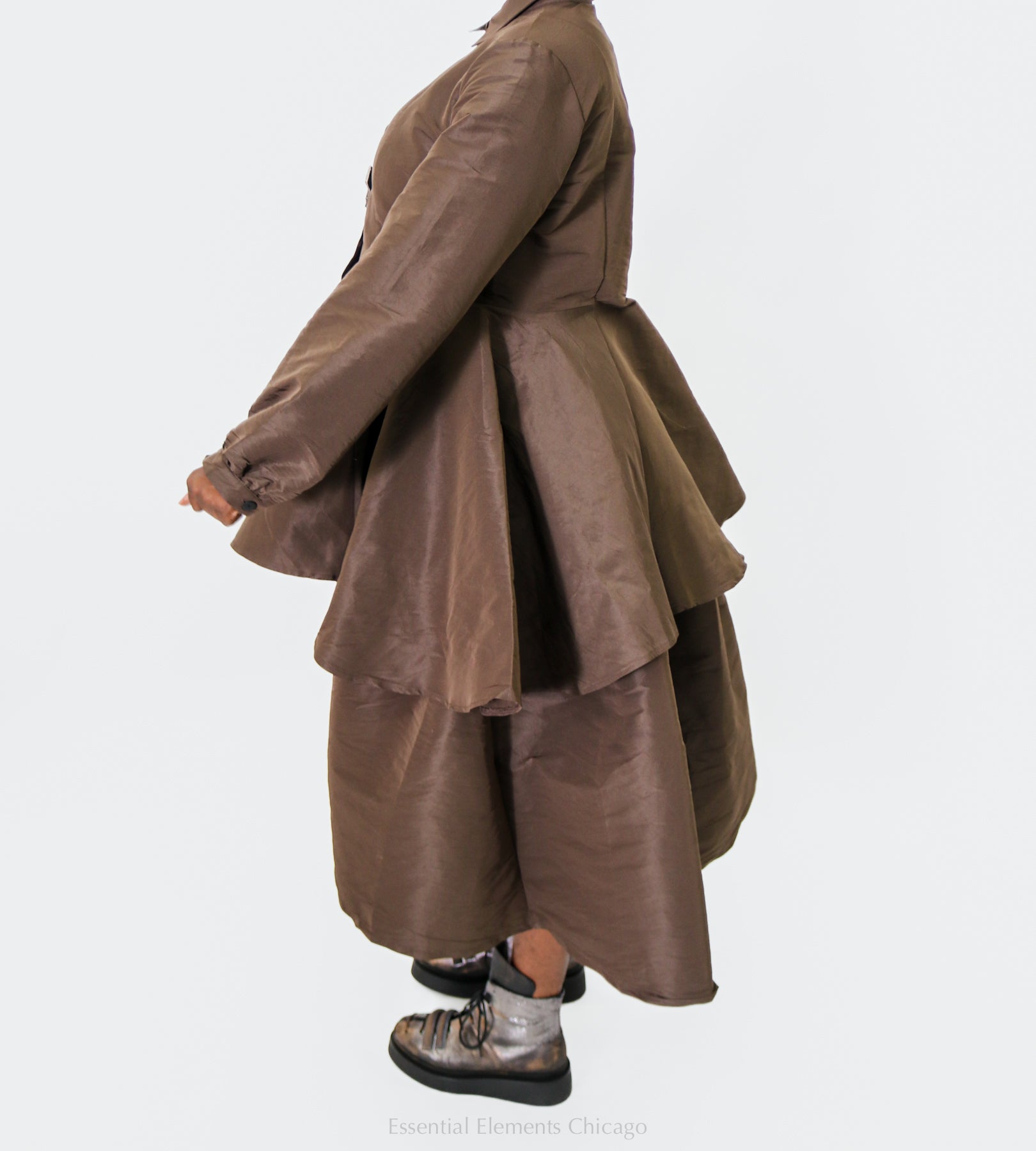 Pluslavie T Blouse, Chocolate - Essential Elements Chicago