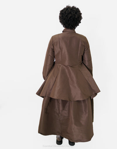 Pluslavie T Blouse, Chocolate - Essential Elements Chicago