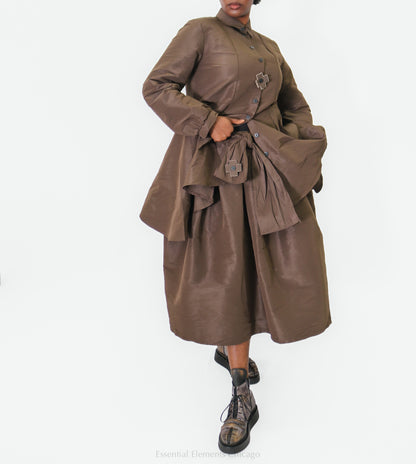 Pluslavie T Blouse, Chocolate - Essential Elements Chicago
