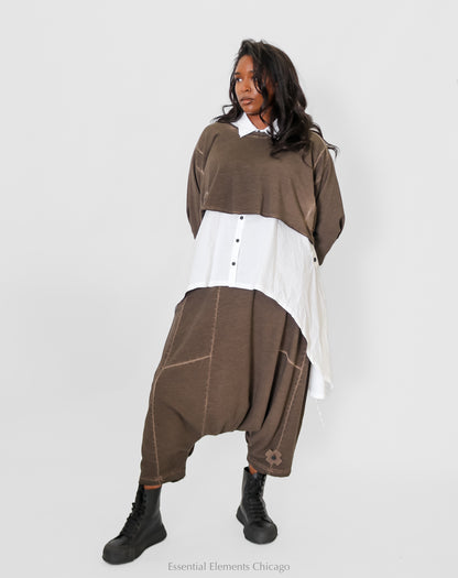 Pluslavie Wide Short Sweater - Essential Elements Chicago