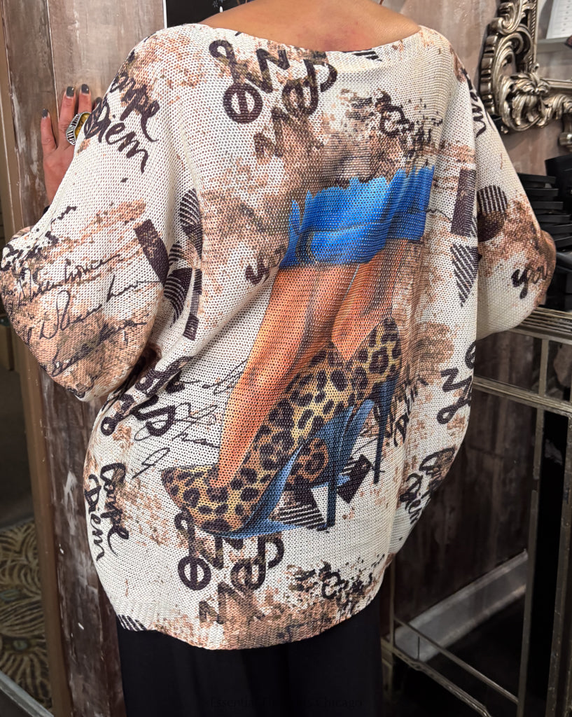 Power in the Heel Sweater