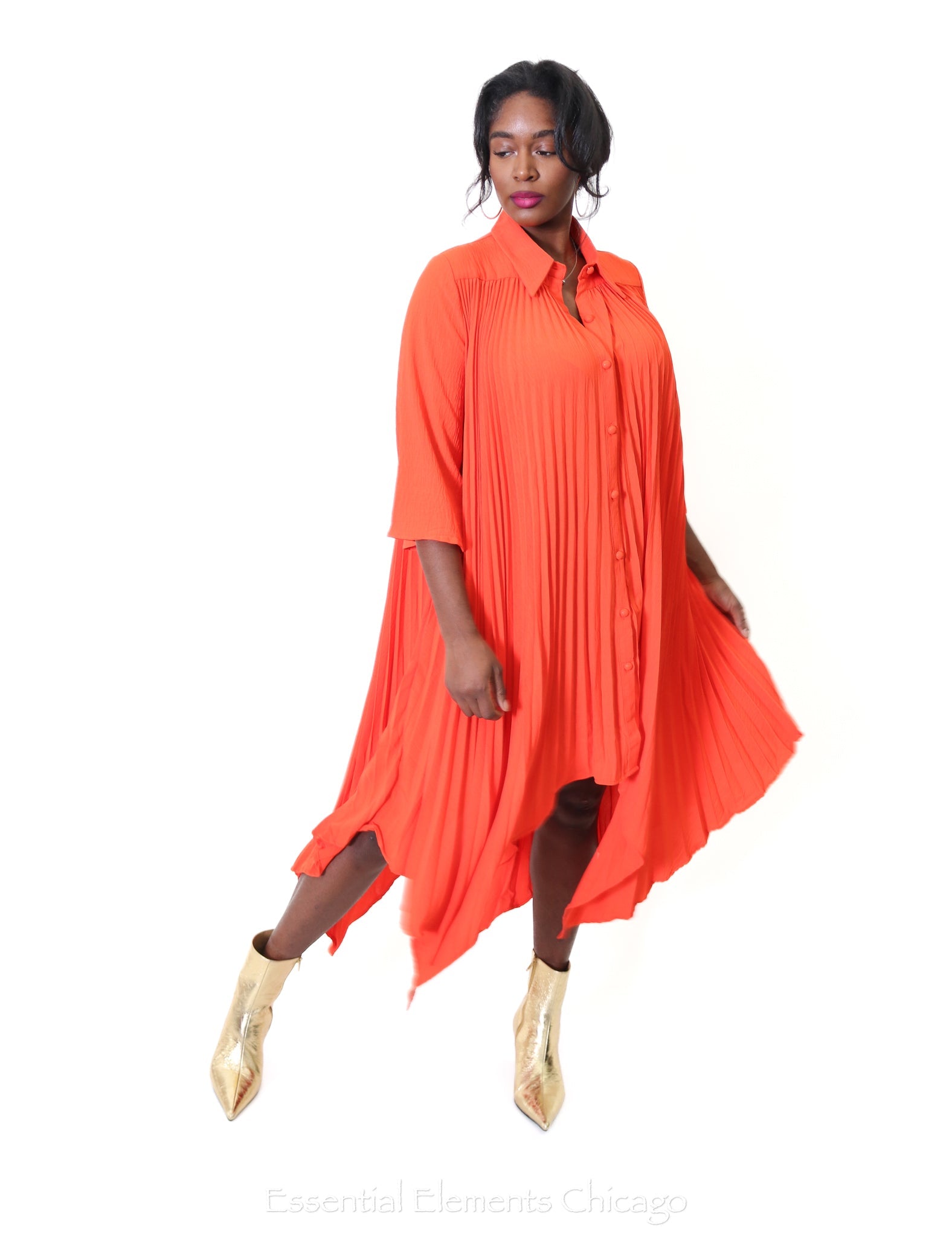 Pretty Pleats Dress - Essential Elements Chicago