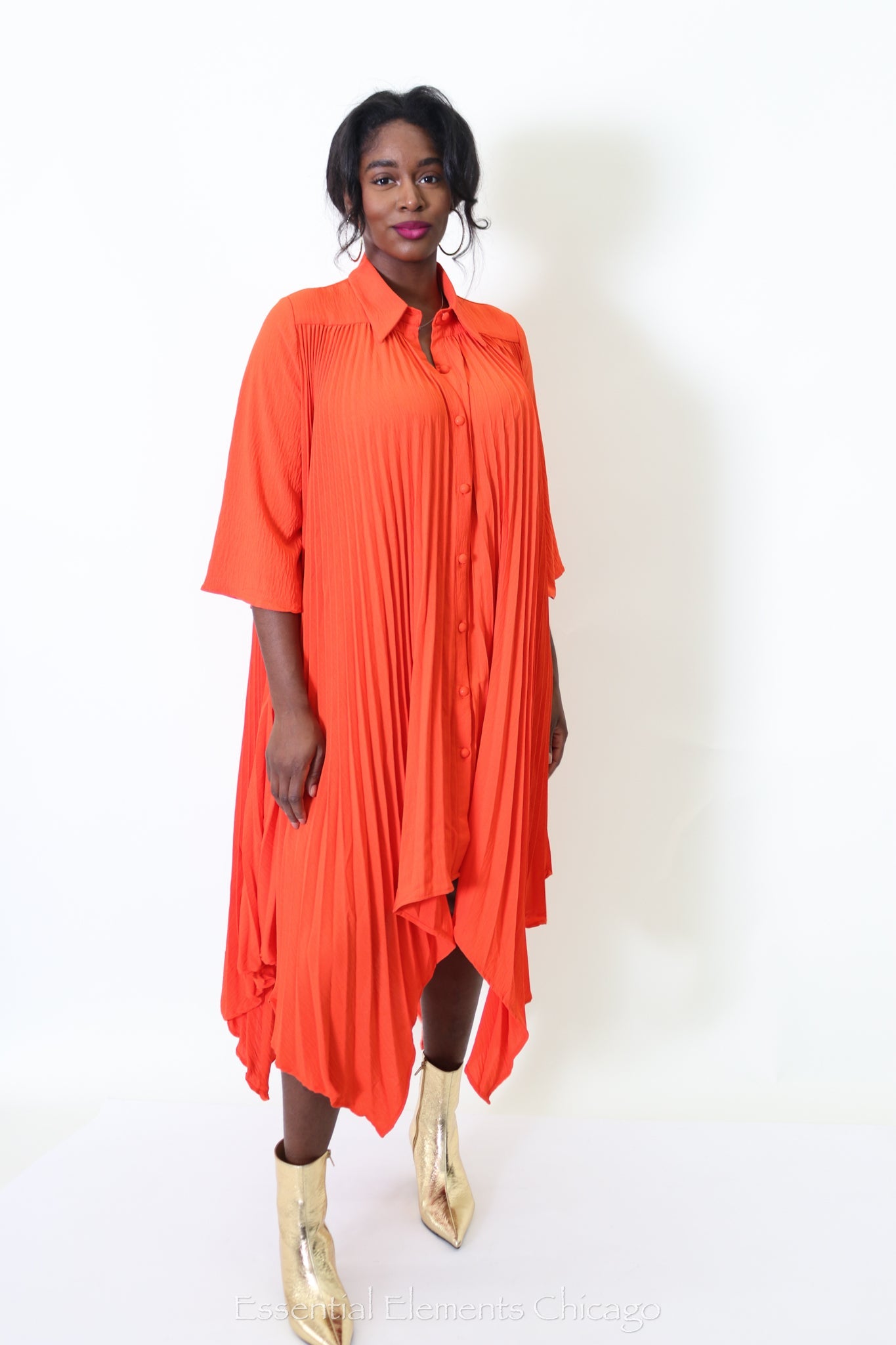 Pretty Pleats Dress - Essential Elements Chicago