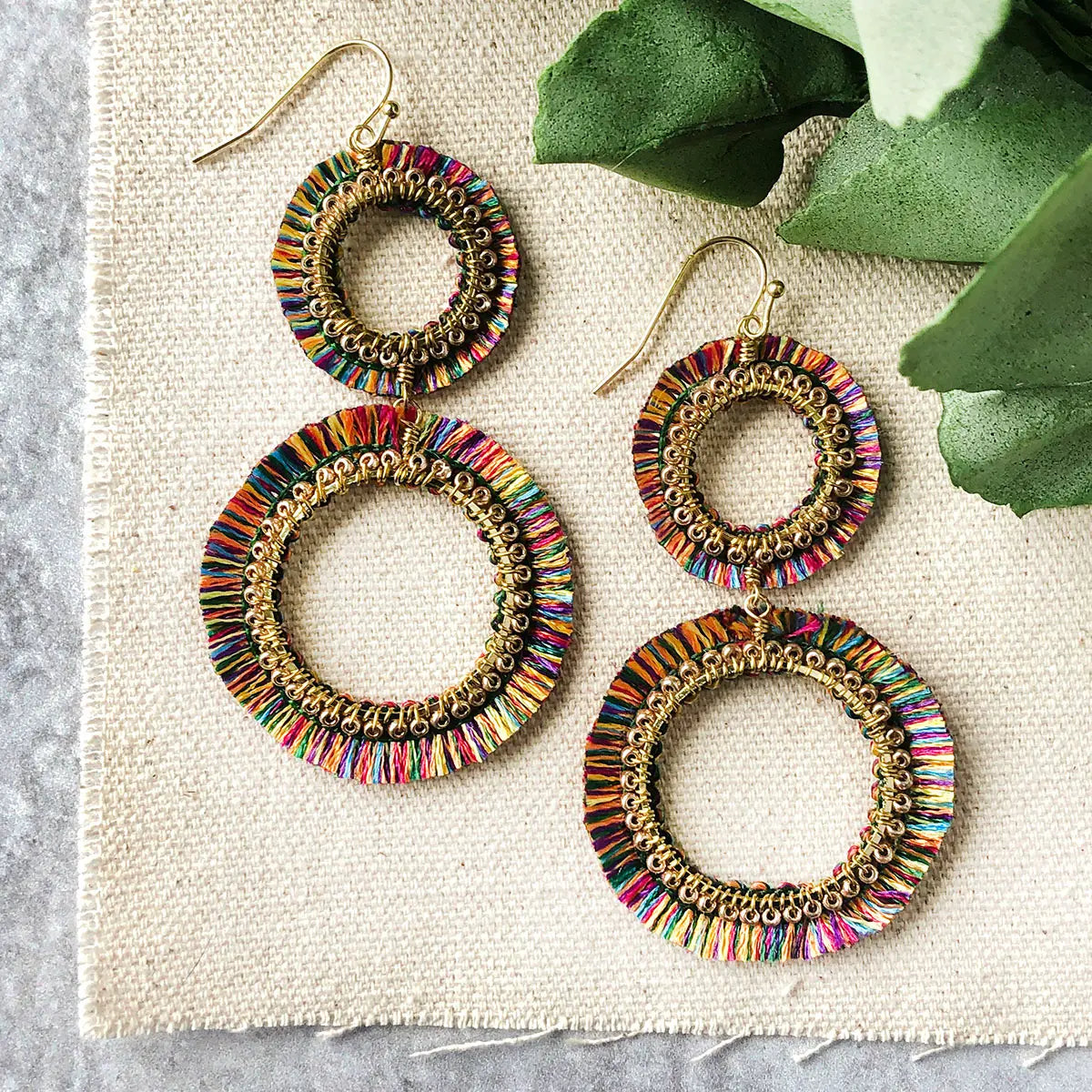 Raja Double Hoops - Essential Elements Chicago
