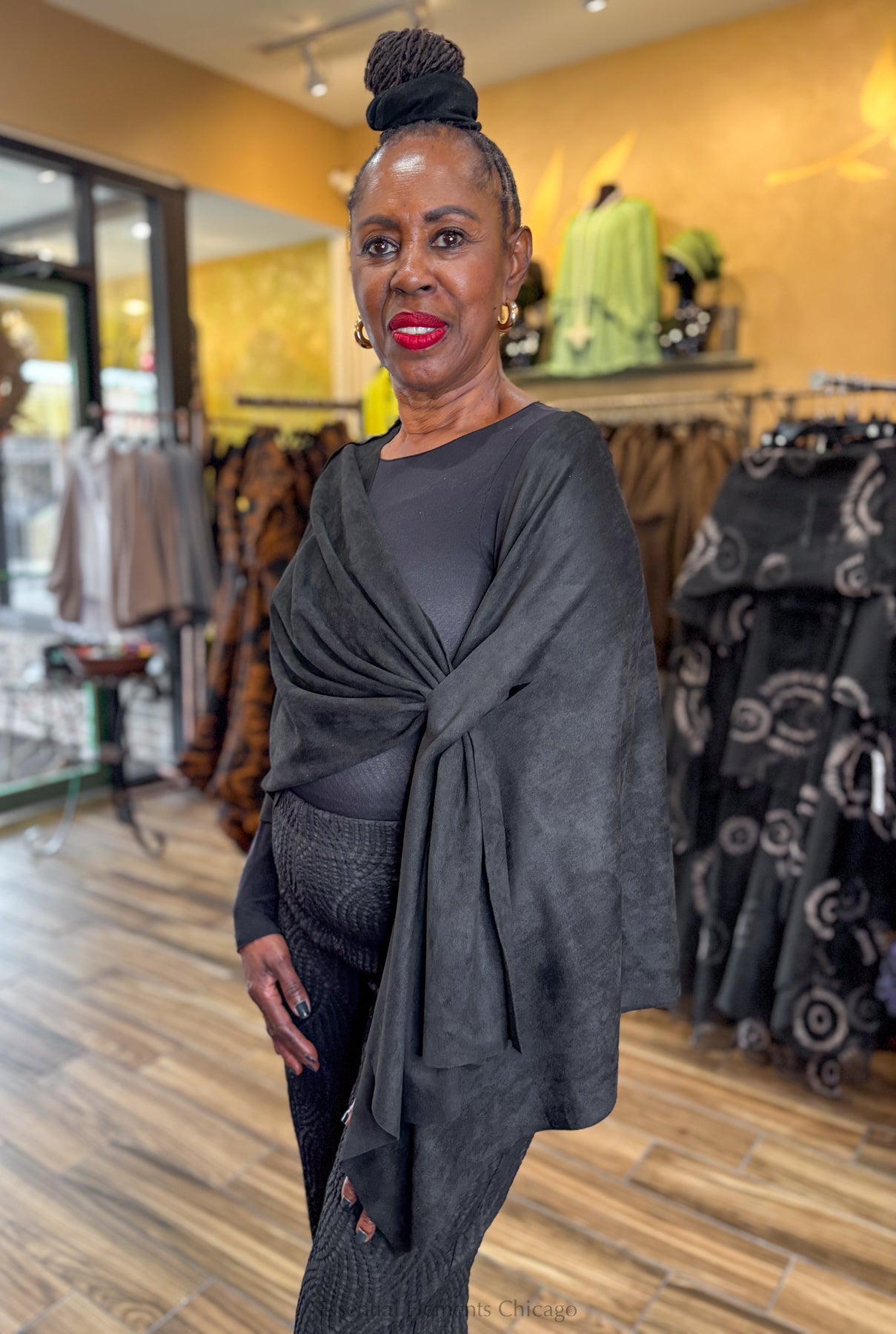 Ravel Faux Suede Wrap - Essential Elements Chicago