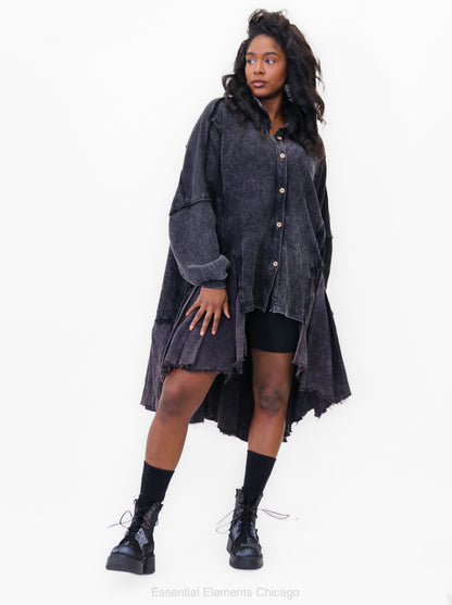 Raven Waffle Knit Tunic - Essential Elements Chicago