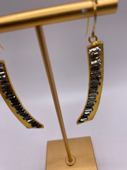 Rebel Designs RR603 Curved Baguette Earrings - Essential Elements Chicago