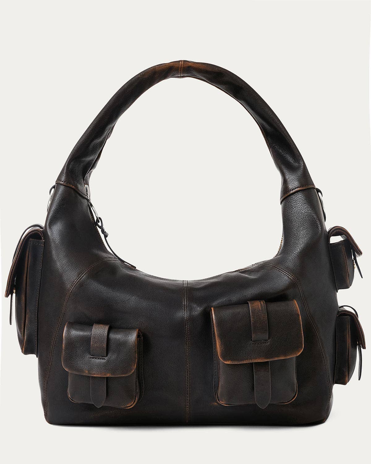 Aimee Rebel Shoulder Bag - Fudge Brush Off