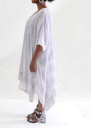 Risona Cotton Stripe Dress - Essential Elements Chicago