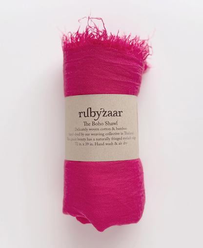 Rubyzaar Boho Scarf - Essential Elements Chicago