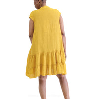 Rudy Linen Dress One-Size POP ELEMENT - Tunics by Pop Element | Essential Elements Chicago