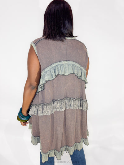 Ruffle & Ease Tunic - Essential Elements Chicago