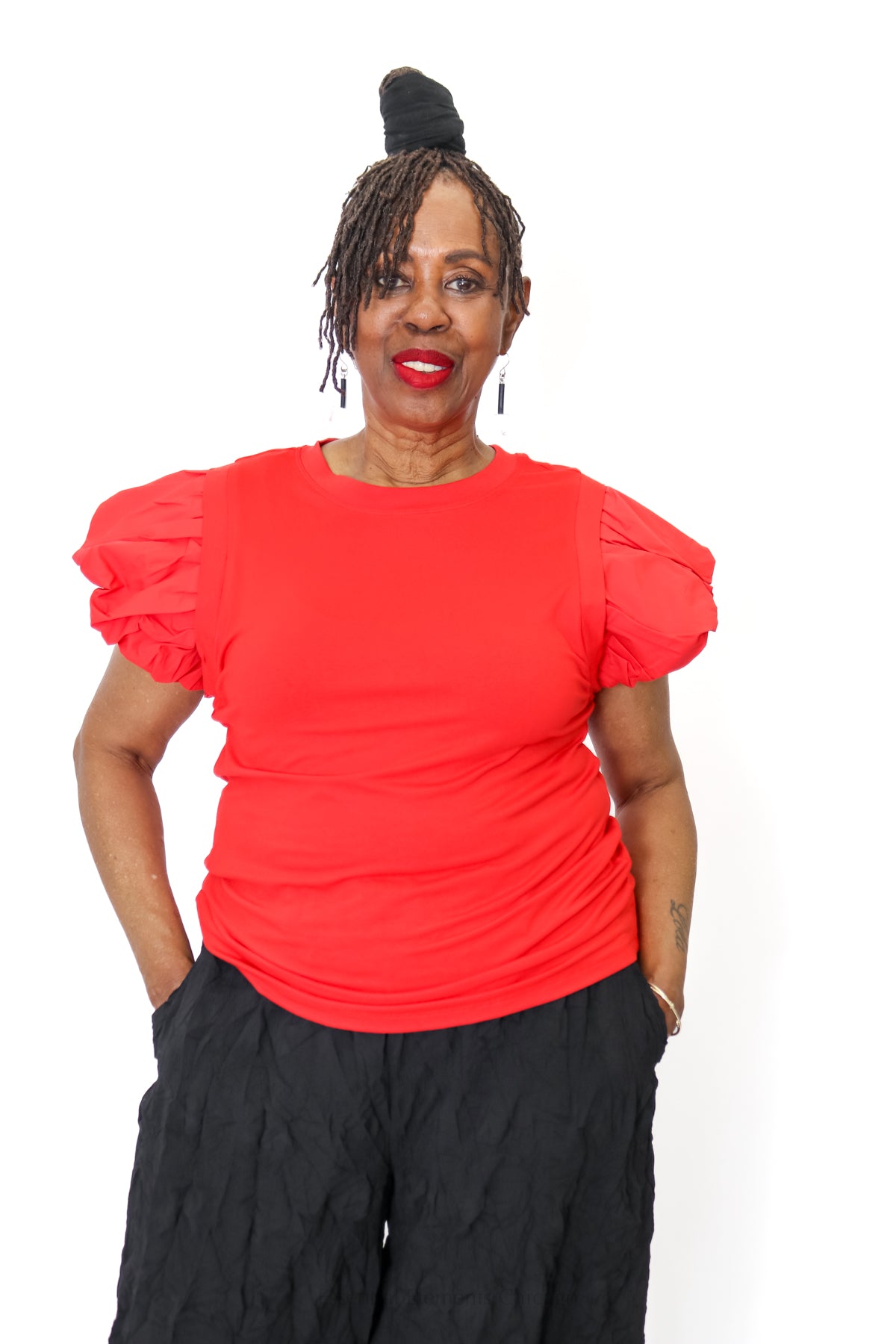 Ruffle Sleeve Top