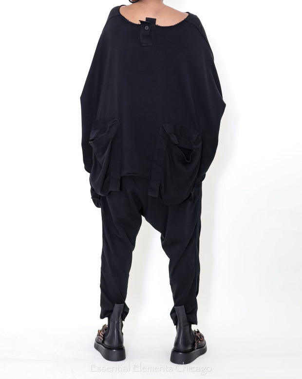 Rundholz Back Pocket Shirt, Black - Essential Elements Chicago