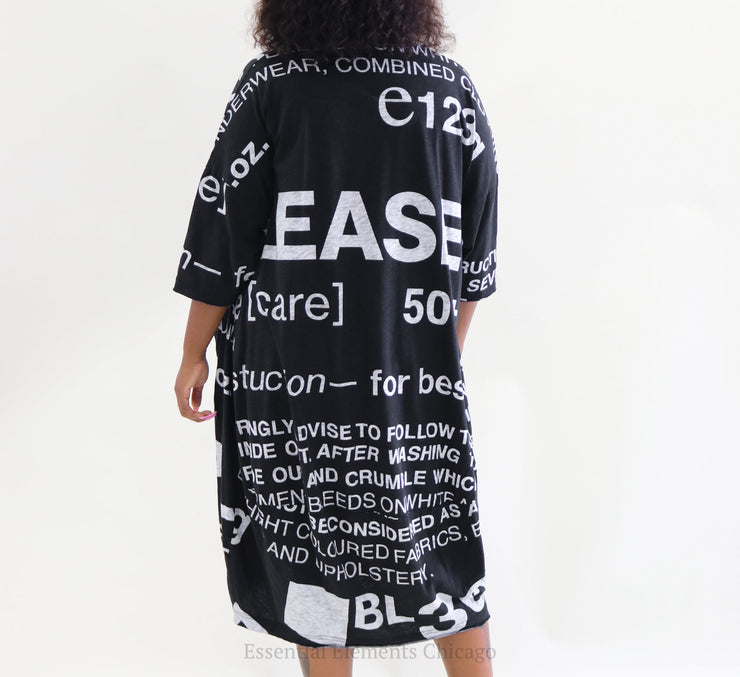 Rundholz Black Graphic Dress - Essential Elements Chicago