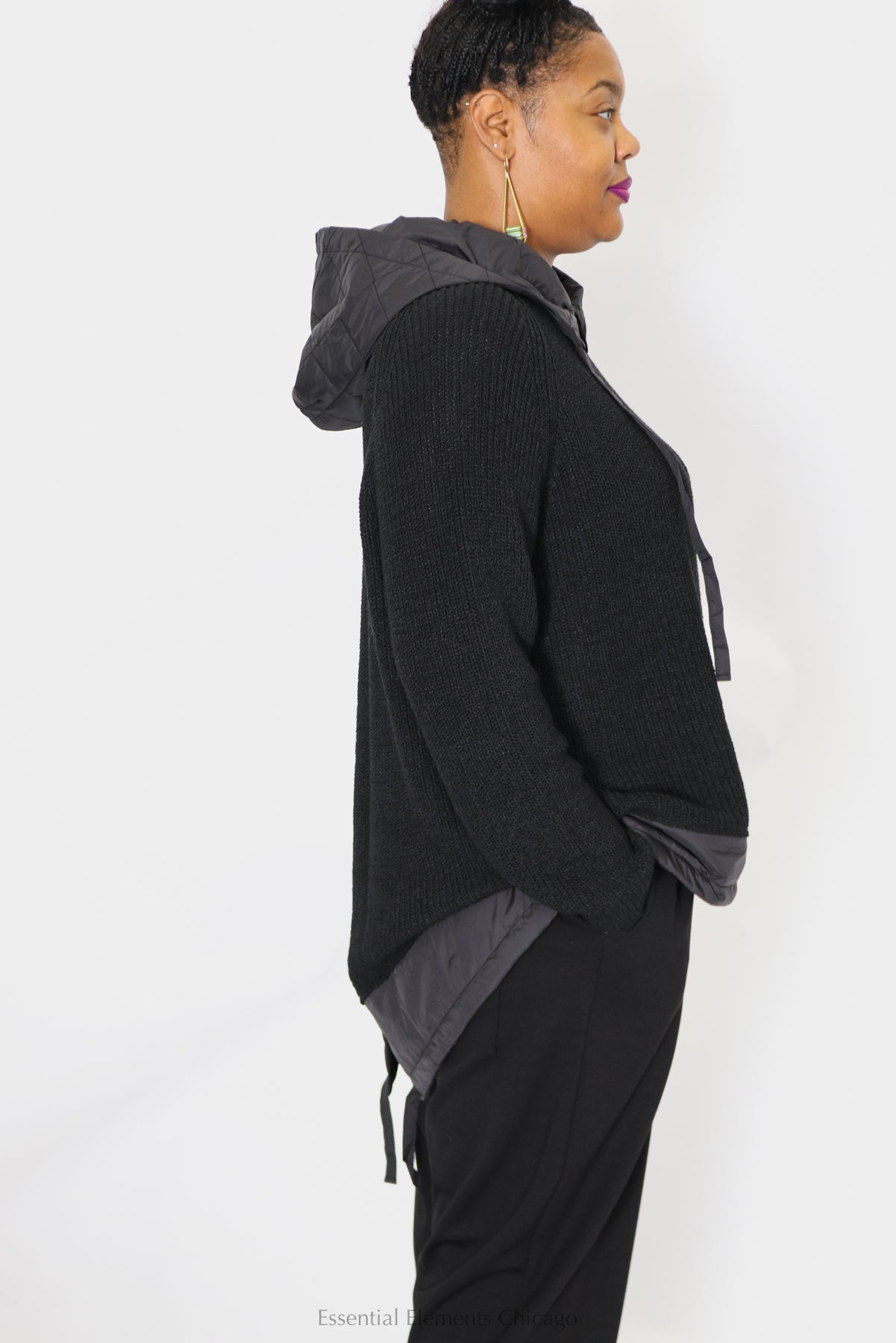 Rundholz Black Label Hooded Knit Pullover - Essential Elements Chicago