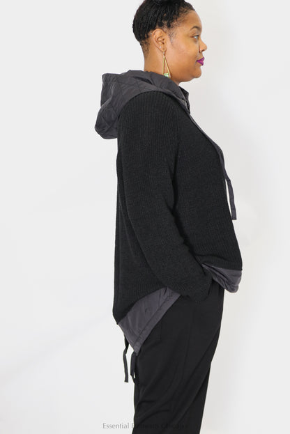 Rundholz Black Label Hooded Knit Pullover - Essential Elements Chicago