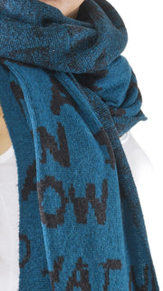 Rundholz Black Label Jacquard Knitted Scarf - Essential Elements Chicago