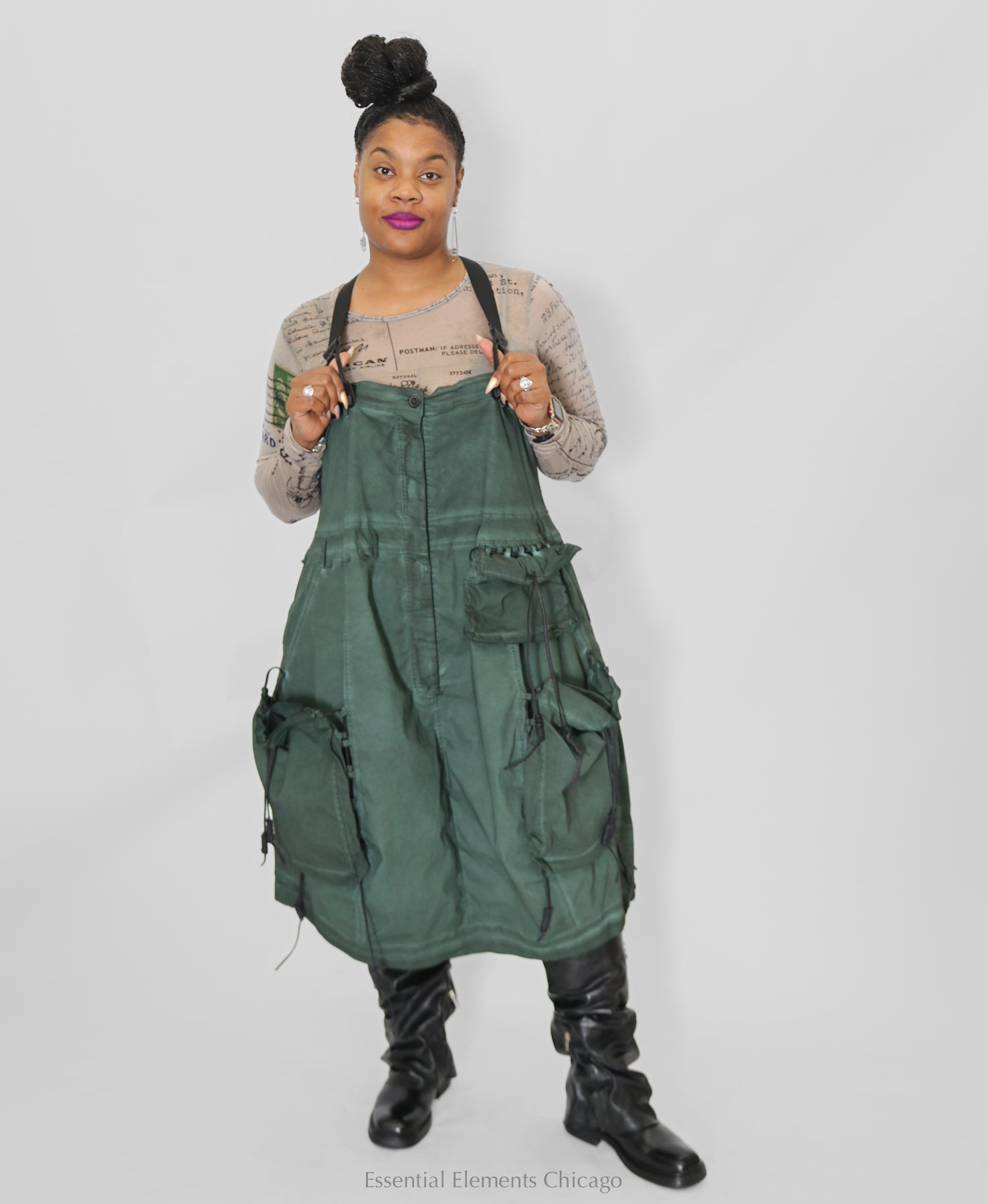 Rundholz Dip Cargo Skirt - Pine & Sand