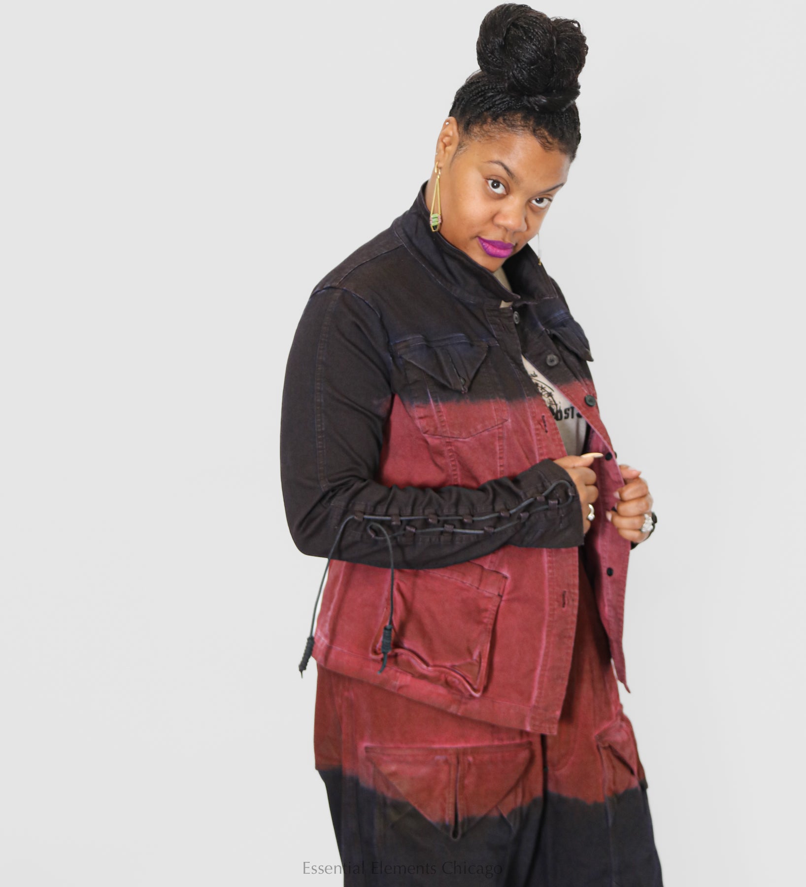 Rundholz Dip Ombre Jacket, Crab Medium