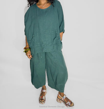 Rundholz Linen Trousers, Tree - Essential Elements Chicago