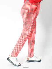 Rundholz Melon Check Trousers - Essential Elements Chicago
